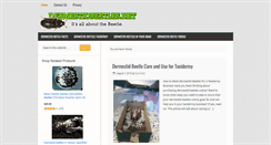 Desktop Screenshot of dermestidbeetles.net